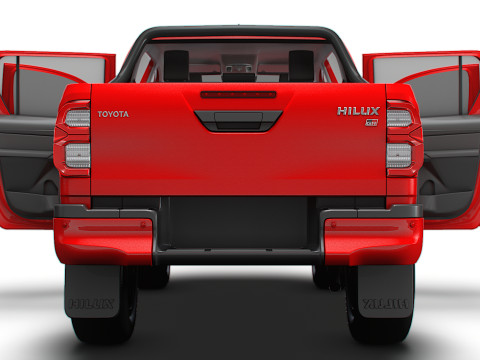 Toyota HiluxGR SPORT HQ Interior 2024 Model 3D