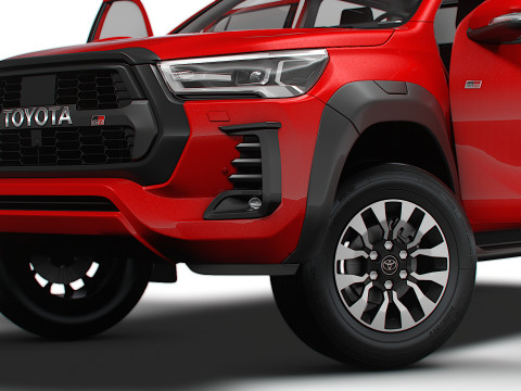 Toyota HiluxGR SPORT HQ Interior 2024 Model 3D