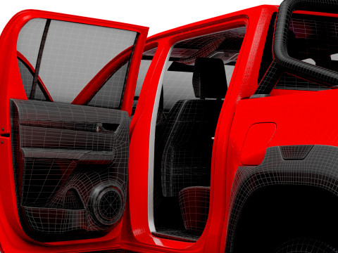 Toyota HiluxGR SPORT HQ Interior 2024 Model 3D