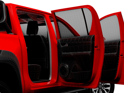 Toyota HiluxGR SPORT HQ Interior 2024 Model 3D