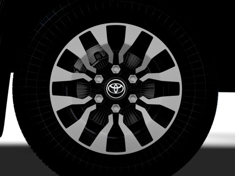Toyota HiluxGR SPORT HQ Interior 2024 Model 3D
