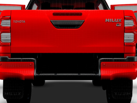 Toyota HiluxGR SPORT HQ Interior 2024 Model 3D