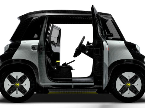 Opel Rocks e HQ Interior 2025 3D Model