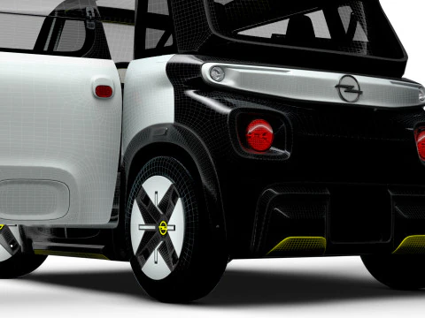 Opel Rocks e HQ Interior 2025 3D Model