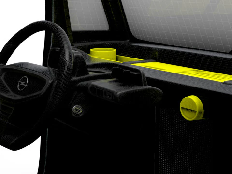 Opel Rocks e HQ Interior 2025 3D Model