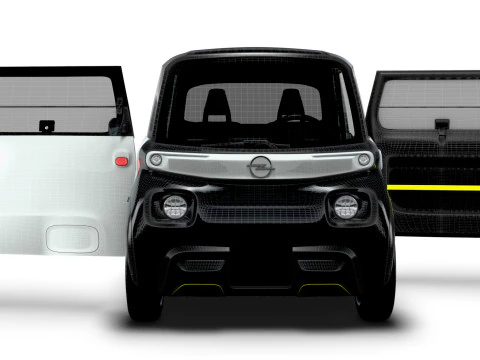 Opel Rocks e HQ Interior 2025 3D Model
