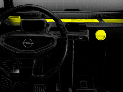 Opel Rocks e HQ Interior 2025 3D Model