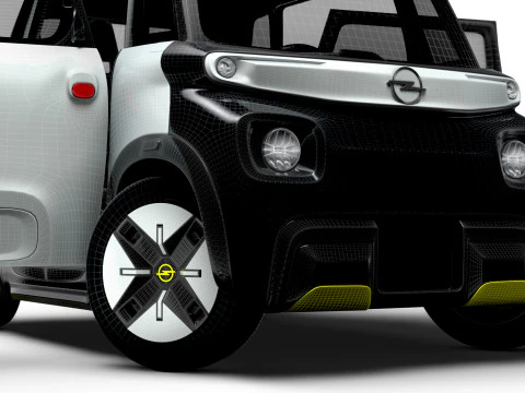 Opel Rocks e HQ Interior 2025 3D Model