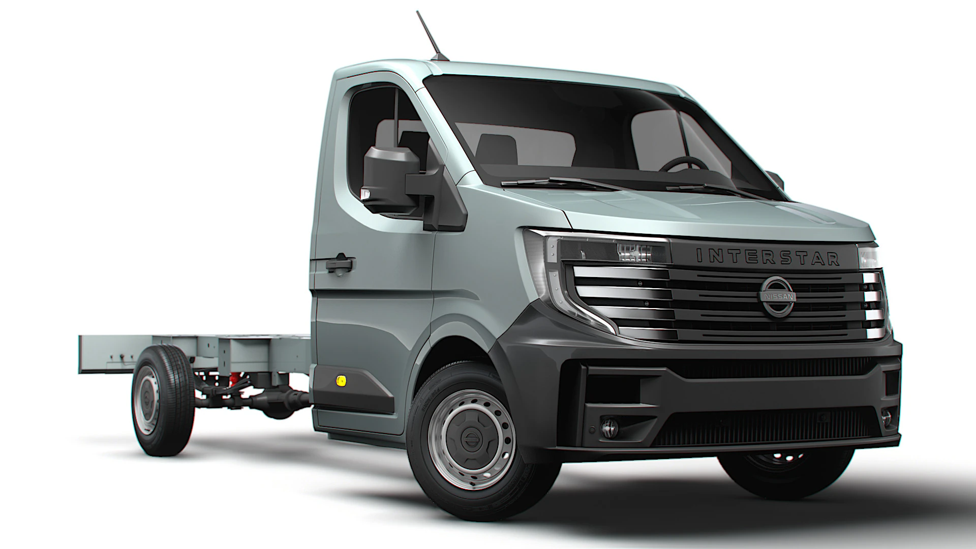 Nissan Interstar SingleCab L3 Chassis 2024 3D Model .c4d .max .obj .3ds .fbx .stl .blend 