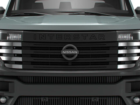 Nissan Interstar SingleCab L3 Chassis 2024 3D Model