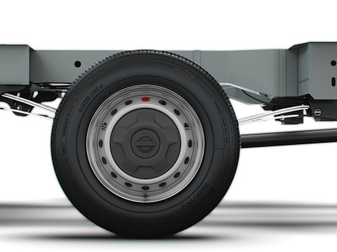 Nissan Interstar SingleCab L3 Chassis 2024 Modèle 3D