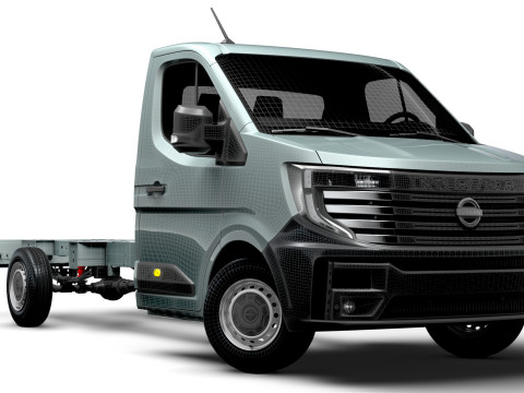 Nissan Interstar SingleCab L3 Chassis 2024 Modèle 3D
