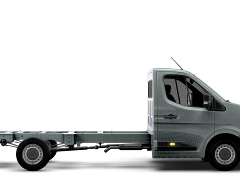 Nissan Interstar SingleCab L3 Chassis 2024 3D Model