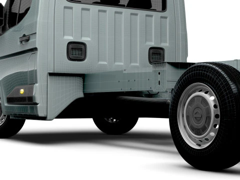 Nissan Interstar SingleCab L3 Chassis 2024 3D Model
