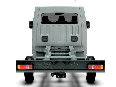 Nissan Interstar SingleCab L3 Chassis 2024 3D Model