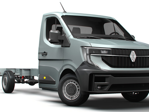 Renault Master SingleCab L3 Chassis 2024 3D Model