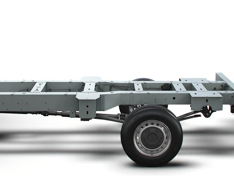 Renault Master SingleCab L3 Chassis 2024 3D Model