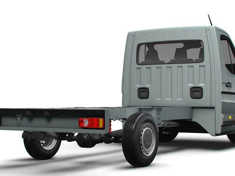 Renault Master SingleCab L3 Chassis 2024 3D Model
