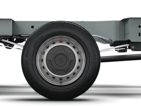 Renault Master SingleCab L3 Chassis 2024 3D Model