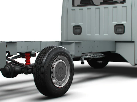 Renault Master SingleCab L3 Chassis 2024 3D Model
