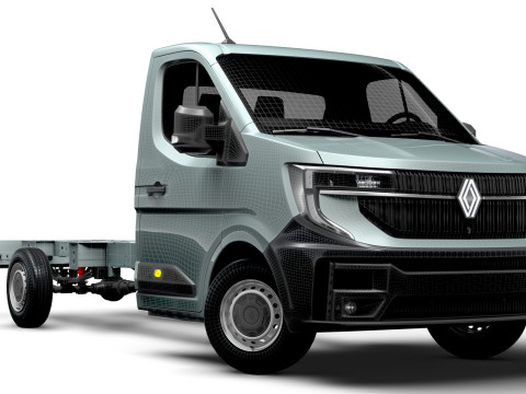 Renault Master SingleCab L3 Chassis 2024 Modello 3D