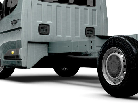 Renault Master SingleCab L3 Chassis 2024 3D Model