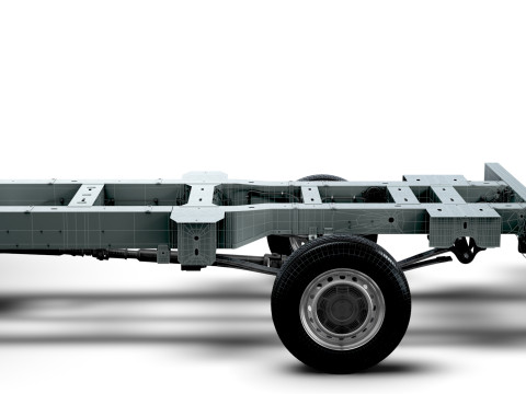 Renault Master SingleCab L3 Chassis 2024 Modello 3D