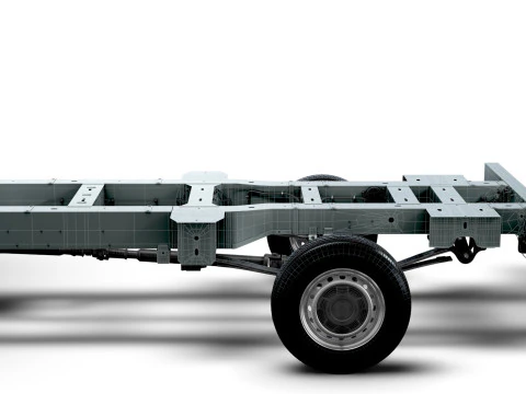 Renault Master SingleCab L3 Chassis 2024 3D Model
