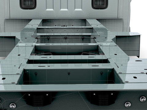 Renault Master SingleCab L3 Chassis 2024 Modello 3D
