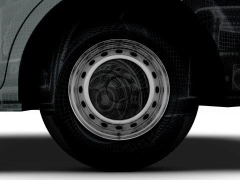 Renault Master SingleCab L3 Chassis 2024 3D Model