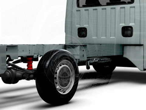 Renault Master SingleCab L3 Chassis 2024 3D Model