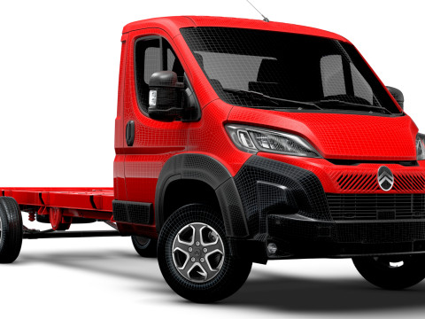 Citroen Jumper Chassis SCab 4300WB 2025 Modèle 3D
