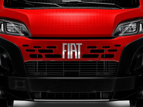 Fiat Ducato Chassis SCab 4300WB 2025 3D Model