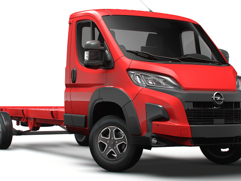 Opel Movano Chassis SCab 4300WB 2025 3D Модель
