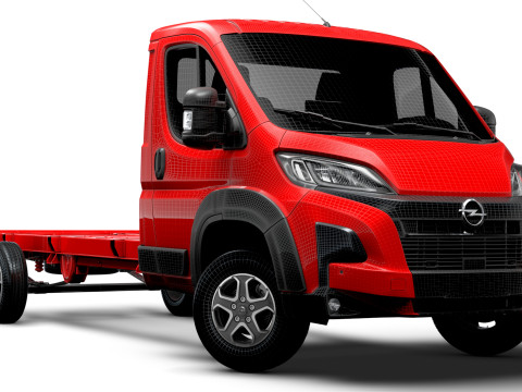 Opel Movano Chassis SCab 4300WB 2025 Modèle 3D