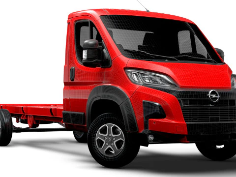 Chassi SCab 4300WB Opel Movano 2025 Modelo 3D