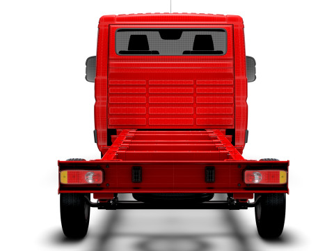 Opel Movano Chassis SCab 4300WB 2025 Modèle 3D