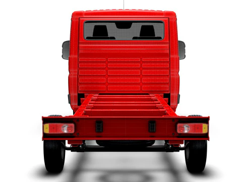 Chassi SCab 4300WB Opel Movano 2025 Modelo 3D