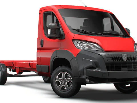 Peugeot Boxer Chassis SCab 4300WB 2025 3D Model