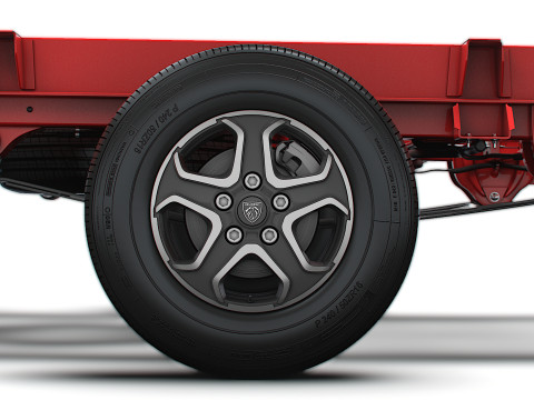 Peugeot Boxer Chassis SCab 4300WB 2025 3D 模型