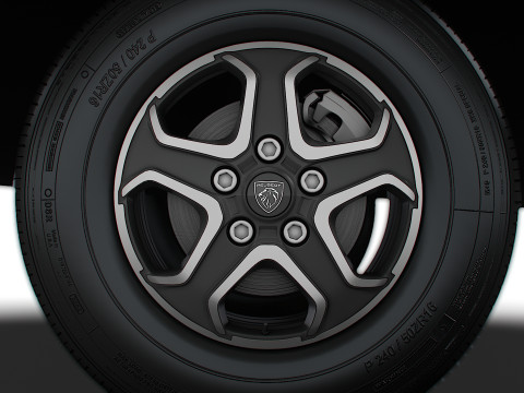 Peugeot Boxer Chassis SCab 4300WB 2025 3D 模型