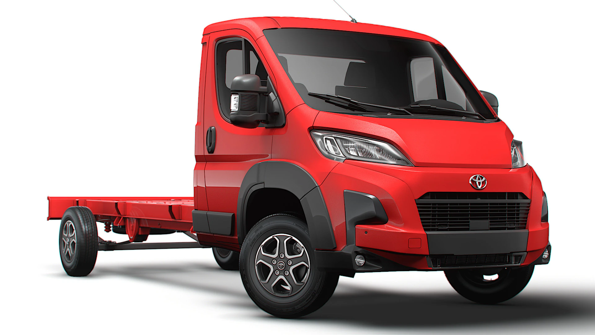 Toyota ProAce Max Chassis SCab 4300WB 2025 3D Model .c4d .max .obj .3ds .fbx .stl .blend 
