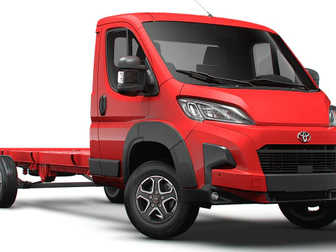 Chassi Toyota ProAce Max SCab 4300WB 2025 Modelo 3D