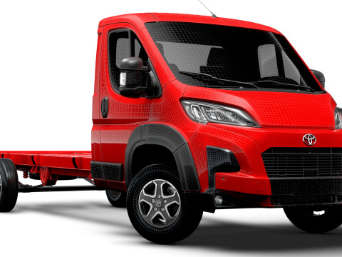 Toyota ProAce Max Chassis SCab 4300WB 2025 Model 3D