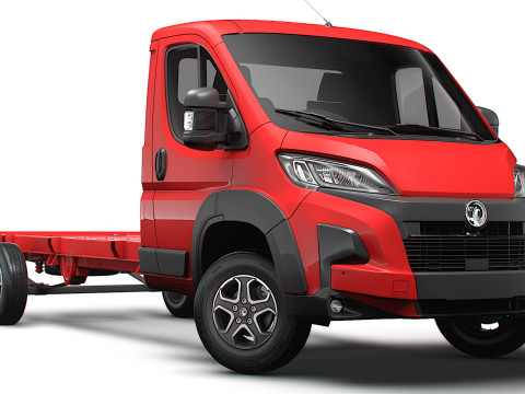 Vauxhall Movano Chassis SCab 4300WB 2025 3D Модель