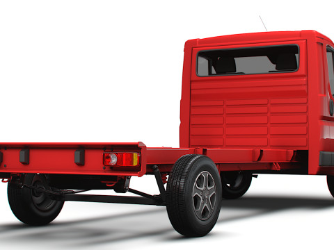 Vauxhall Movano Chassis SCab 4300WB 2025 Modello 3D