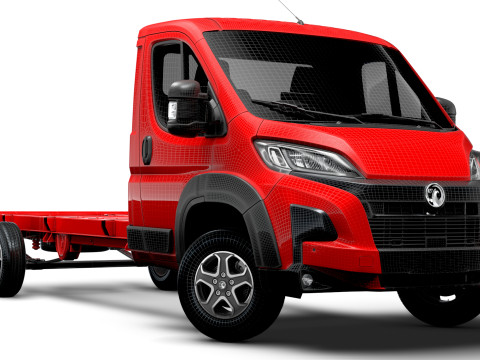 Vauxhall Movano Chassis SCab 4300WB 2025 Modello 3D