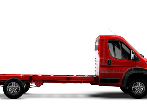 Vauxhall Movano Chassis SCab 4300WB 2025 Modello 3D