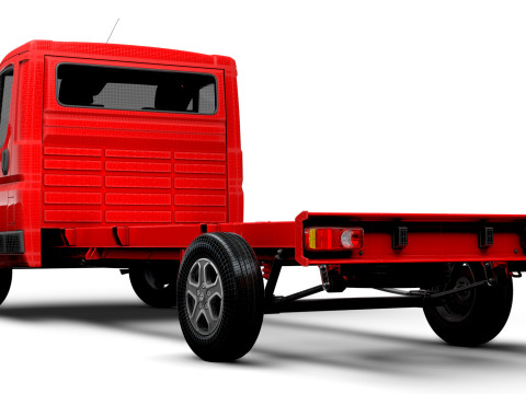 Vauxhall Movano Chassis SCab 4300WB 2025 Modello 3D