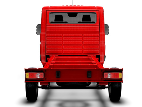 Vauxhall Movano Chassis SCab 4300WB 2025 Modello 3D